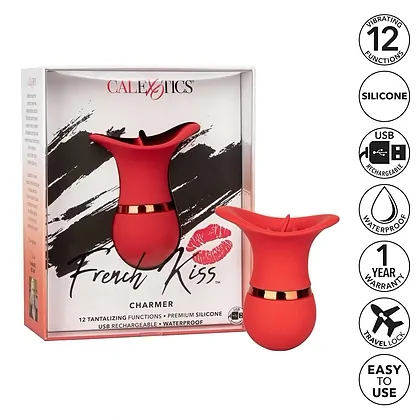 Stimulator Clitoridian French Kiss Charmer Roșu