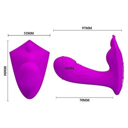 Stimulator Clitoris Și Punct G Pretty Love Willie Mov