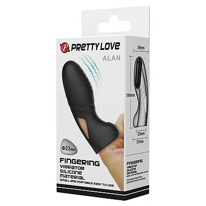 Stimulator Cu Vibrații Clitoris Pretty Love Alan Negru