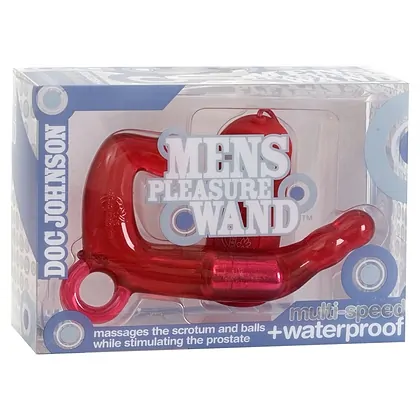 Stimulator Mens Pleasure Wand Roșu