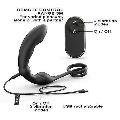 Stimulator Prostată Dorcel P-Ring Negru