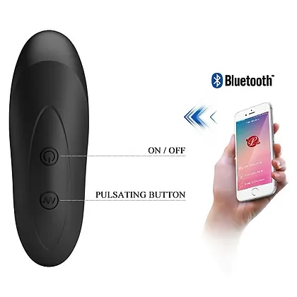 Stimulator Prostată Pretty Love Archenemy App Negru