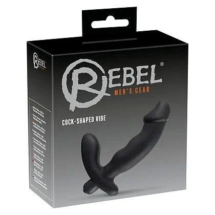 Stimulator Prostată Rebel Penis-Shaped Negru