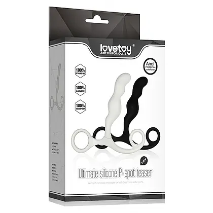 Stimulator Prostată Ultimate Silicone Negru 10.5 cm