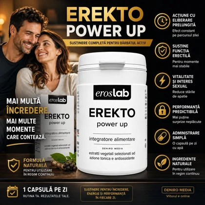 Stimulent Erecție Maximă Erekto Sexual 30buc