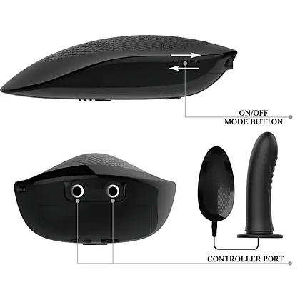 Strap On Bărbați Myron Pretty Love Negru