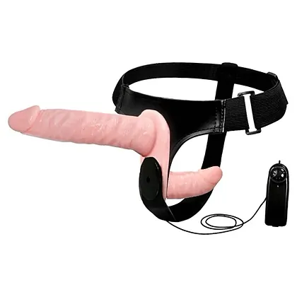 Strap-On cu Dublă Doză de Vibrație