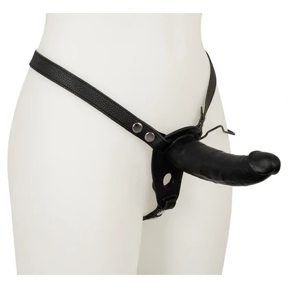 Strap On Cu Vibrații Double Thruster Negru