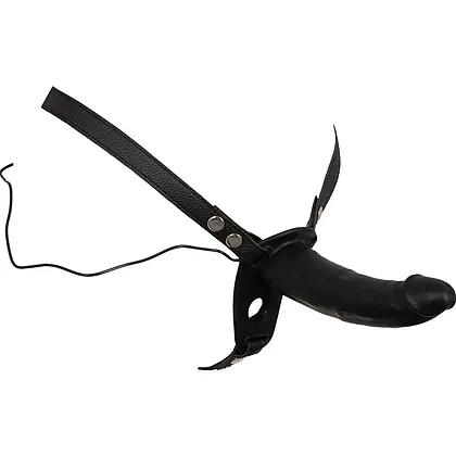 Strap On Cu Vibrații Double Thruster Negru