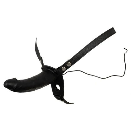 Strap On Cu Vibrații Double Thruster Negru