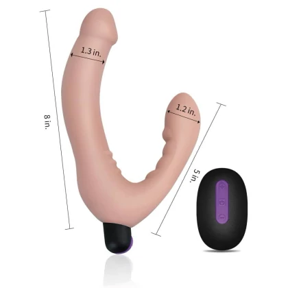 Strap-On Dublu Joy pentru Stimularea Punctului G