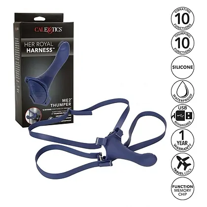 Strap-On Her Royal Harness Me2 Thumper Albastru