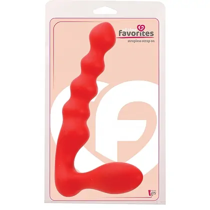 Strap On Silicon Strapless Roșu