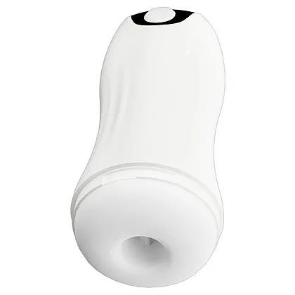 Stroker Masturbator 10 Moduri Vibrație 3 Viteze Sucțiune Alb