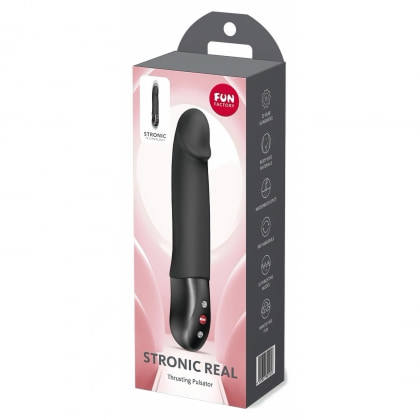 STRONIC REAL — Pulsator Punct G, 7 Viteze, Reîncărcabil Negru