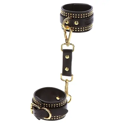 Studded Ankle Cuffs Set Negru _