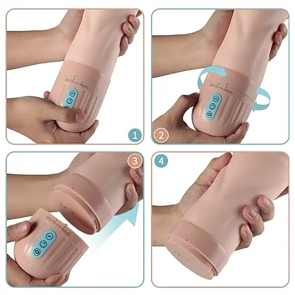 Sucktroker I Mistress 5 Sucțiuni 10 Vibrații Reîncărcabil