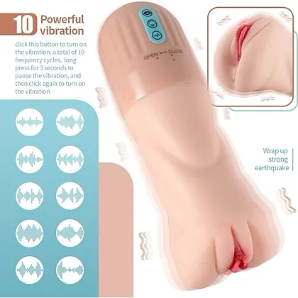 Sucktroker I Mistress 5 Sucțiuni 10 Vibrații Reîncărcabil