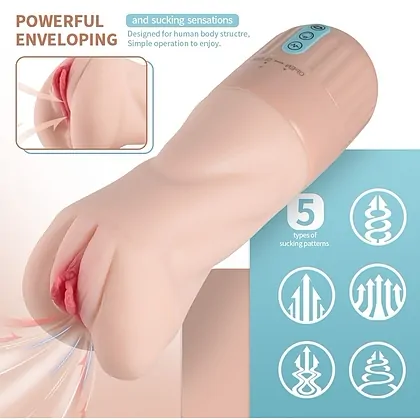 Sucktroker I Mistress 5 Suctiuni 10 Vibrații Reîncărcabil