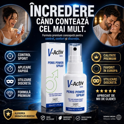 Spray Potență V-Activ Penis Power pentru Bărbați 50ml