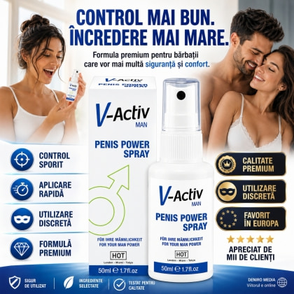 Spray Potență V-Activ Penis Power pentru Bărbați 50ml