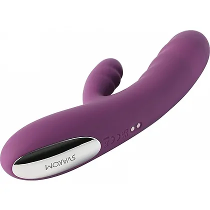 Svakom Avery Lilac — Rabbit 5x Împingere, Reîncărcabil Mov