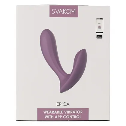 Svakom Erica — Vibrator Purtabil 11 Moduri, 2 Motoare