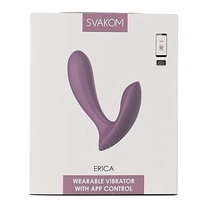 Svakom Erica — Vibrator Purtabil 11 Moduri, 2 Motoare