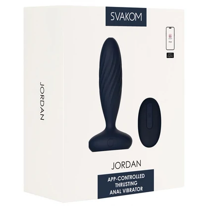 Svakom Jordan Bleumarin: Vibrație și Împingere 7 Moduri Albastru