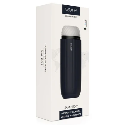 Svakom Sam Neo 2, 15 Moduri, Bluetooth, Reîncărcabil Albastru