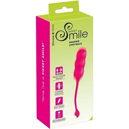 Sweet Smile Bile Shaking Reîncărcabile Roz