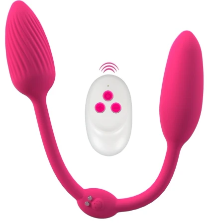 Sweet Smile Double Pleasure Love Balls 2 X 10 Moduri Roz