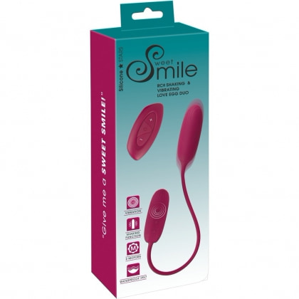 Sweet Smile Love Egg Duo — 10+7 Moduri, Wireless Mov