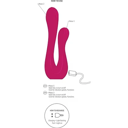 Sync Sensation Vibrator Fuchsia _