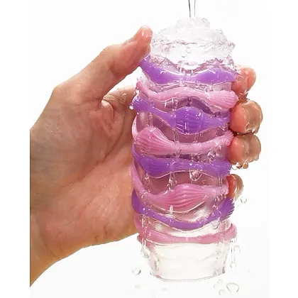 TENGA ARTE Drape - Masturbator Reutilizabil Compact 13,5 cm Transparent