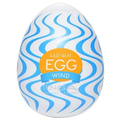 TENGA Egg Wind Single Sleeve elastic compact și discret Alb