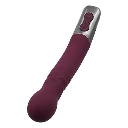 TITANZ 8 SILICONE RECHARGEABLE VIBRATOR IN RUBINE RED NMC0002474