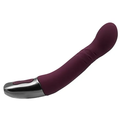 TITANZ 8 SILICONE RECHARGEABLE VIBRATOR IN RUBINE RED NMC0002474