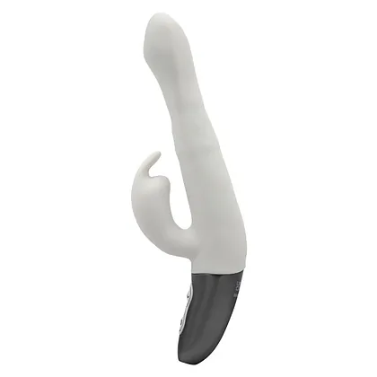 TITANZ 8.5 SILICONE RECHARGEABLE VIBRATOR IN IVORY WHITE