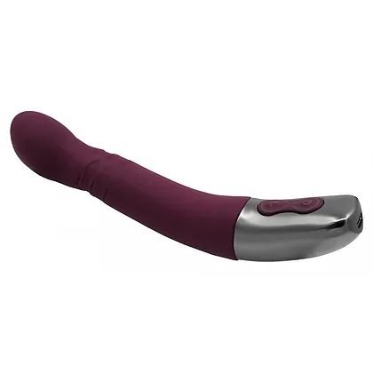 Titanz Rubine Red: Vibrator 10 Vibrații + 10 Rotații Roșu