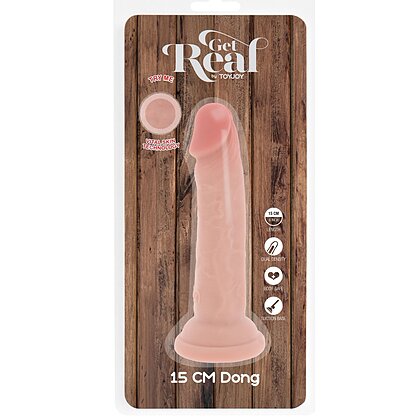 ToyJoy Deluxe — Dong Realist 15 cm, Densitate Duală