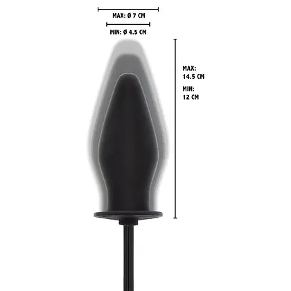 ToyJoy Dop Anal Gonflabil Negru