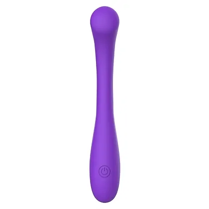 ToyJoy Luna – Vibrator Punct G Din silicon, 7 Moduri Mov