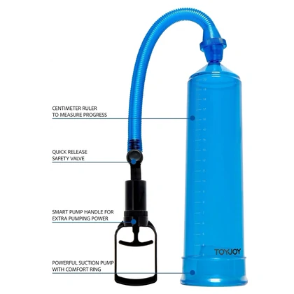 ToyJoy Power Pompă Manuală Pentru Penis Albastru
