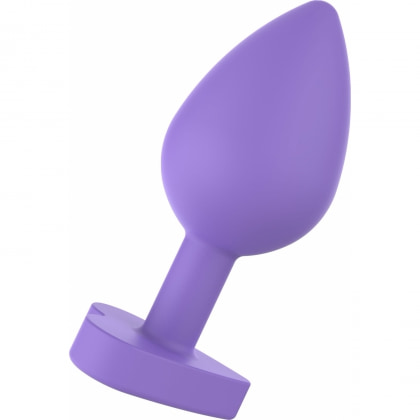 ToyJoy Secret Heart Plug Anal Din silicon 8 cm Bază Inimă Mov