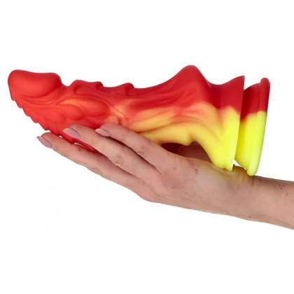 Toyz4lovers Ade Gode Monster Dildo Din silicon cu Ventuză Roșu
