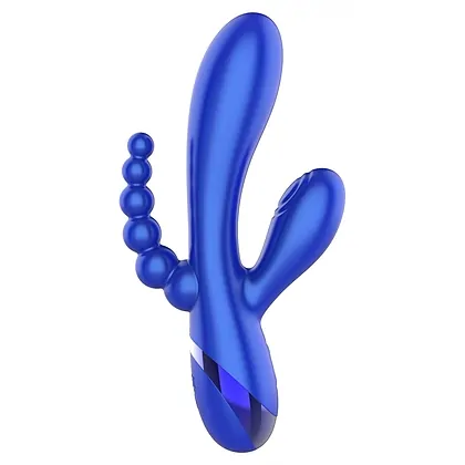 Triple Love Vibrator Albastru