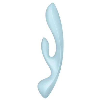Triple Oh Satisfyer 3 Motoare 12+12 Moduri Reîncărcabil Albastru