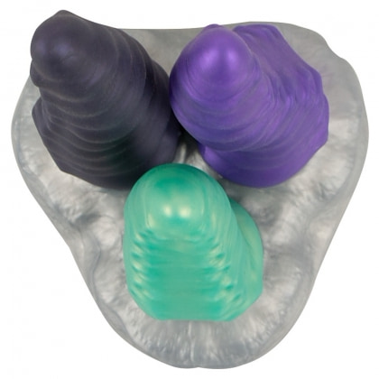 Triplu Tentacul 3-în-1 — Ventuză Puternică, Silicon Argintiu