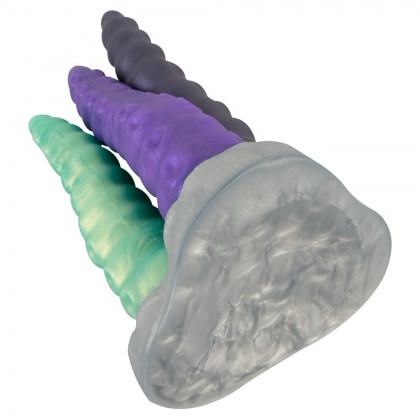 Triplu Tentacul 3-în-1 — Ventuză Puternică, Silicon Argintiu